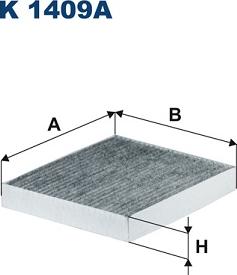 Filtron K 1409A - Филтър купе (поленов филтър) vvparts.bg