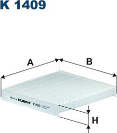 Filtron K 1409 - Филтър купе (поленов филтър) vvparts.bg