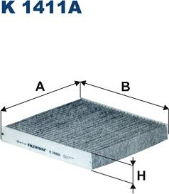 Filtron K 1411A - Филтър купе (поленов филтър) vvparts.bg