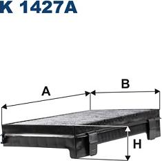 Filtron K 1427A - Филтър купе (поленов филтър) vvparts.bg