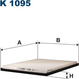 Filtron K1095 - Филтър купе (поленов филтър) vvparts.bg