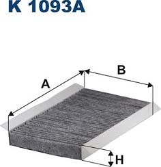 Filtron K1093A - Филтър купе (поленов филтър) vvparts.bg