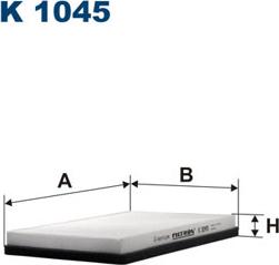 Filtron K1045 - Филтър купе (поленов филтър) vvparts.bg