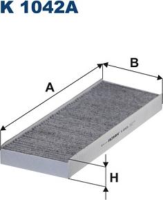 Filtron K1042A - Филтър купе (поленов филтър) vvparts.bg