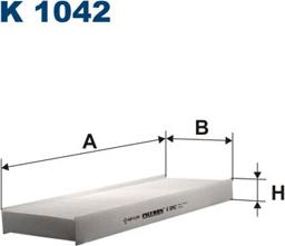 Filtron K1042 - Филтър купе (поленов филтър) vvparts.bg