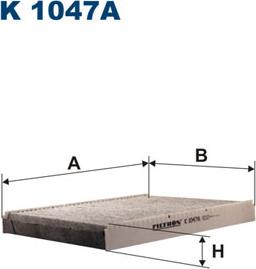 Filtron K1047A - Филтър купе (поленов филтър) vvparts.bg