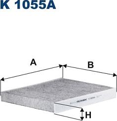 Filtron K 1055A - Филтър купе (поленов филтър) vvparts.bg