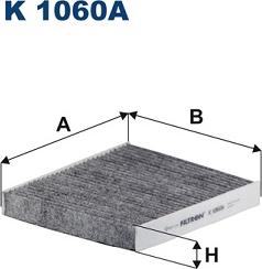 Filtron K 1060A - Филтър купе (поленов филтър) vvparts.bg