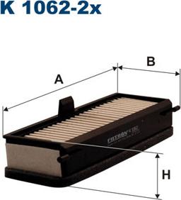 Filtron K1062-2x - Филтър купе (поленов филтър) vvparts.bg