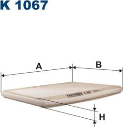 Filtron K1067 - Филтър купе (поленов филтър) vvparts.bg