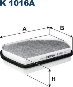 Filtron K1016A - Филтър купе (поленов филтър) vvparts.bg