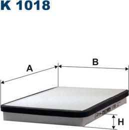 Filtron K1018 - Филтър купе (поленов филтър) vvparts.bg