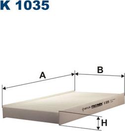 Filtron K1035 - Филтър купе (поленов филтър) vvparts.bg