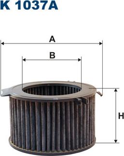 Filtron K1037A - Филтър купе (поленов филтър) vvparts.bg