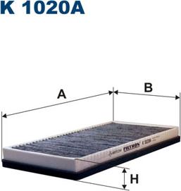 Filtron K1020A - Филтър купе (поленов филтър) vvparts.bg