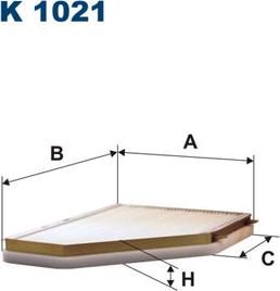 Filtron K1021 - Филтър купе (поленов филтър) vvparts.bg