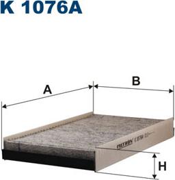 Filtron K1076A - Филтър купе (поленов филтър) vvparts.bg