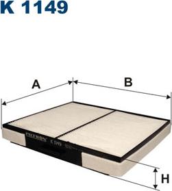 Filtron K1149 - Филтър купе (поленов филтър) vvparts.bg