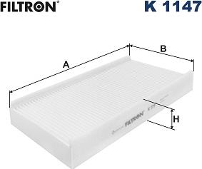 Filtron K 1147 - Филтър купе (поленов филтър) vvparts.bg