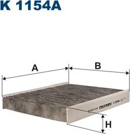 Filtron K1154A - Филтър купе (поленов филтър) vvparts.bg