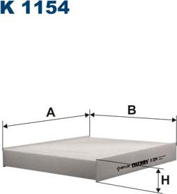 Filtron K1154 - Филтър купе (поленов филтър) vvparts.bg