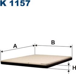 Filtron K1157 - Филтър купе (поленов филтър) vvparts.bg