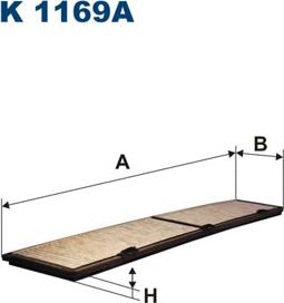 Filtron K1169A - Филтър купе (поленов филтър) vvparts.bg