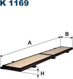 Filtron K1169 - Филтър купе (поленов филтър) vvparts.bg