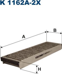 Filtron K1162A-2x - Филтър купе (поленов филтър) vvparts.bg