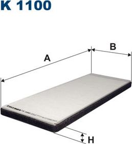 Filtron K 1100 - Филтър купе (поленов филтър) vvparts.bg