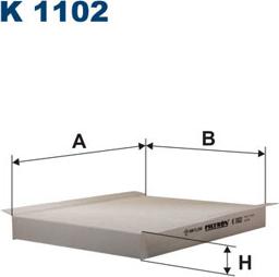 Filtron K1102 - Филтър купе (поленов филтър) vvparts.bg