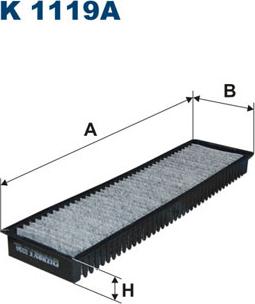 Filtron K1119A - Филтър купе (поленов филтър) vvparts.bg