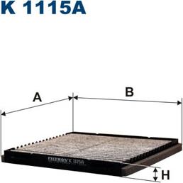 Filtron K1115A - Филтър купе (поленов филтър) vvparts.bg