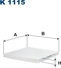 Filtron K1115 - Филтър купе (поленов филтър) vvparts.bg