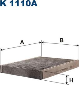 Filtron K1110A - Филтър купе (поленов филтър) vvparts.bg