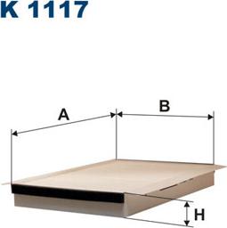 Filtron K1117 - Филтър купе (поленов филтър) vvparts.bg