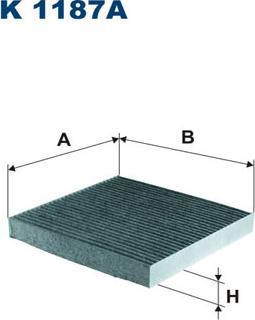 Filtron K1187A - Филтър купе (поленов филтър) vvparts.bg