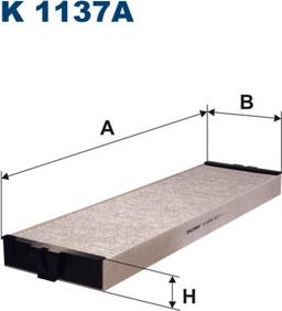 Filtron K1137A - Филтър купе (поленов филтър) vvparts.bg