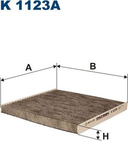 Filtron K1123A - Филтър купе (поленов филтър) vvparts.bg