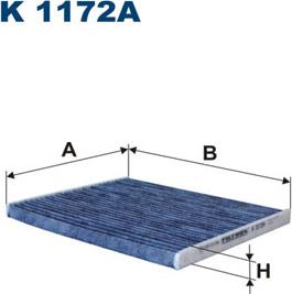 Filtron K1172A - Филтър купе (поленов филтър) vvparts.bg