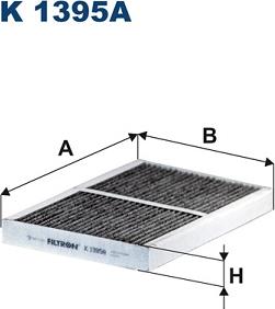 Filtron K1395A - Филтър купе (поленов филтър) vvparts.bg