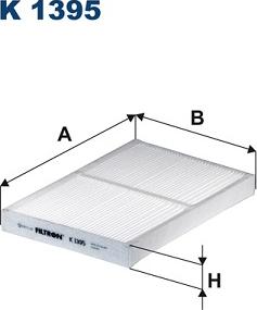 Filtron K1395 - Филтър купе (поленов филтър) vvparts.bg