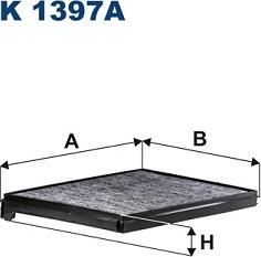 Filtron K1397A - Филтър купе (поленов филтър) vvparts.bg