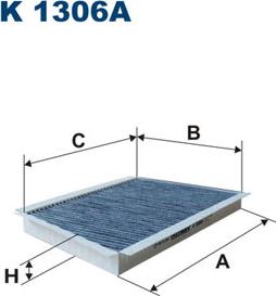 Filtron K1306A - Филтър купе (поленов филтър) vvparts.bg