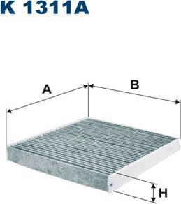 Filtron K1311A - Филтър купе (поленов филтър) vvparts.bg