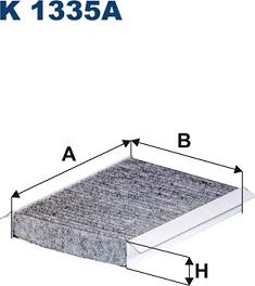 Filtron K1335A - Филтър купе (поленов филтър) vvparts.bg