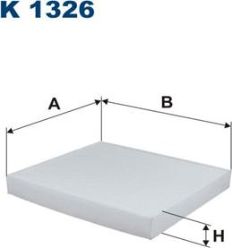 Filtron K1326 - Филтър купе (поленов филтър) vvparts.bg