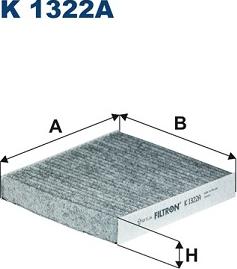 Filtron K1322A - Филтър купе (поленов филтър) vvparts.bg