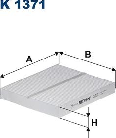 Filtron K 1371 - Филтър купе (поленов филтър) vvparts.bg