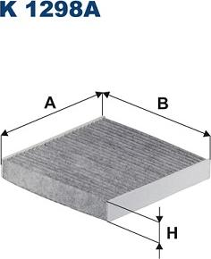 Filtron K 1298A - Филтър купе (поленов филтър) vvparts.bg